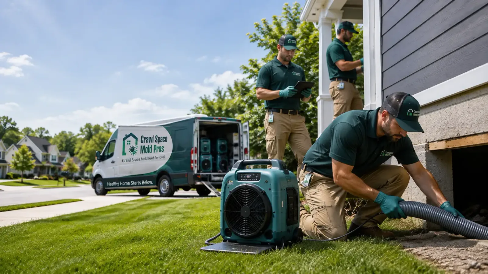 Crawl Space Mold Removal in Riegelsville, PA